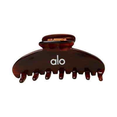 (W) Alo Yoga Pince à Cheveux Griffe Années 90 Écaille de Tortue Marron