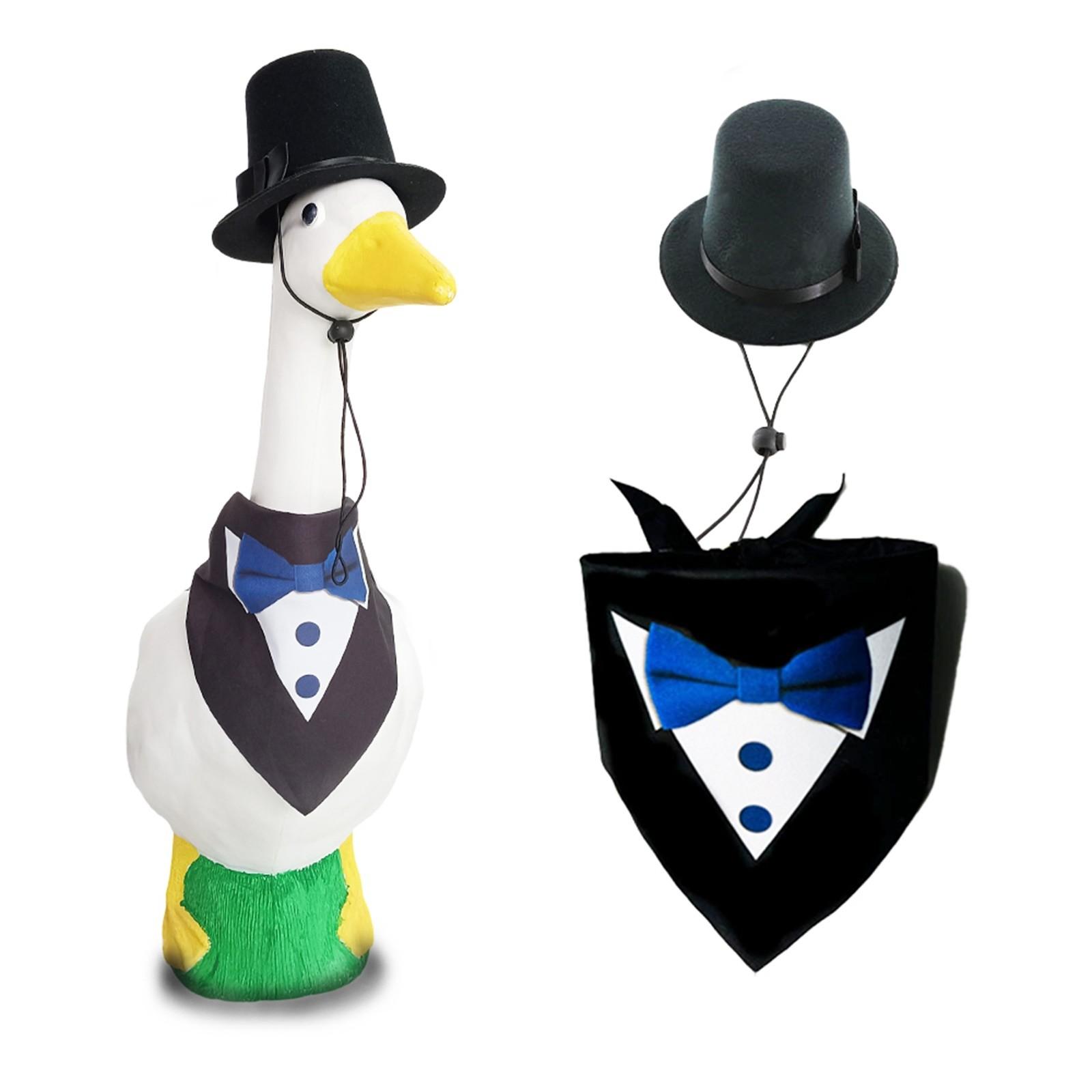 

Костюм для питомца на крыльце джентльмена, галстук-бабочка, квадратный шарф, украшение для официальной одежды, 23-дюймовый набор свадебных украшений для плюшевой куклы для питомца One Size