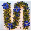  LED Tree Hanging Ornament Rattan Colorful Decoration For Christmas Party