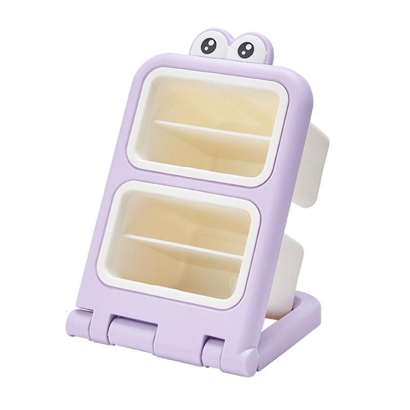 

Наклонный держатель для ручек, подставка для канцелярских товаров, органайзер для хранения косметики, настольный органайзер для общежития колледжа, офиса, школы