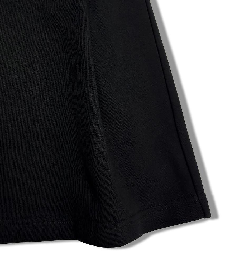 RAYFIKERS Side One-Pleat Sweat Shorts Mq7Pu489_Black