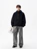 Men's High Street Half-Zip Hooded Sweatshirt - Autumn/Winter Casual Loose Fit Hoodie