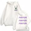 Amaze Unisex Project Hail Mary Divertente Citazione Spaziale Felpe con Cappuccio e Zip Uomo Donna Cappotti con Cappuccio Felpe con Zip
