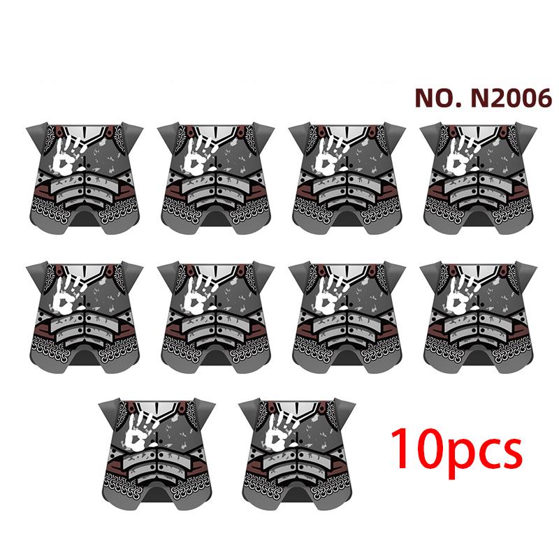 Medieval Knights Figures Accessories Building Blocks Officer Cloak Helmet Cape Armor Shield Black Eagle Red Lion Toys MOC Bricks