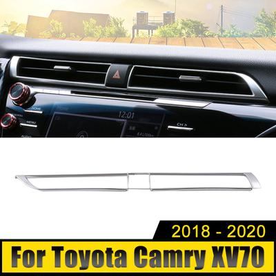 For Toyota Camry 70 XV70 2018 2019 2020 ABS Car Central Control Air Conditioning Vent Outlet Trim Cover Interior Accessories