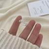Luxury Adjustable Hollow Heart Ring - Women's Versatile Fashion Index Finger Ring