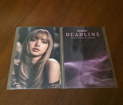 [USED] BLACKPINK Waltz DEADLINE MD Purchase Bonus Trading Card Lisa