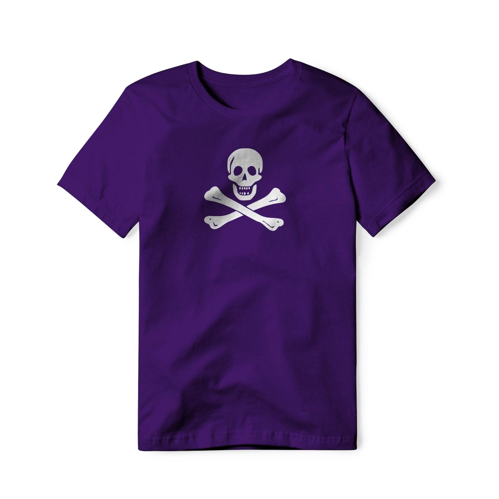 Jolly Roger Pirate Symbol (Bones), Classic Cotton Tee S разноцветный
