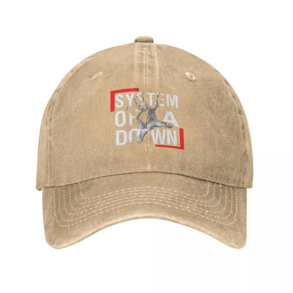 2026 Proud Band System Of A Down Baseball Cap Distressed Washed Metal Music Snapback Hat Unisex Outdoor Activities Adjustable Ha