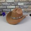 1PC Western Cowboy Hat for Women's Photo Props Cowgirl Jazz Hats Party Dress Cap Sombrero Hombre