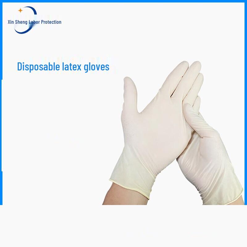 Lee Shen New Win Disposable Thickened Latex Gloves (30 Pairs) S-L