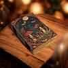 Moon & Mushroom Vintage Diary – Handmade Locking Journal