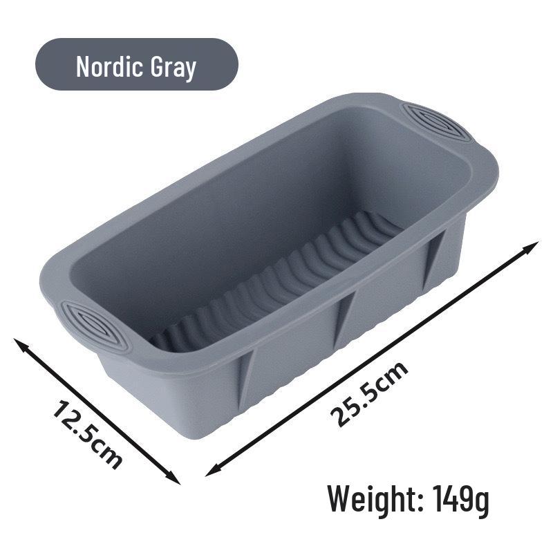 Multifunctional Rectangular Silicone Baking Mold for Toast and Cakes