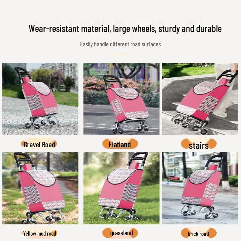 Portable Stair Climbing Shopping Cart