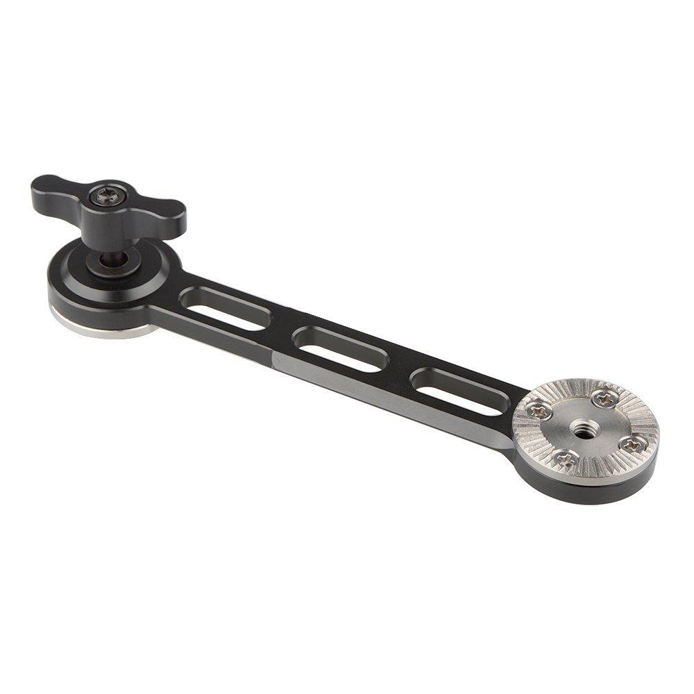 

CAMVATE Camera Extension Arm Rosette Extension Hand Grip Extension Arm with Adjustable Compatible with Cameras Wing Adapter, Angle, чорний