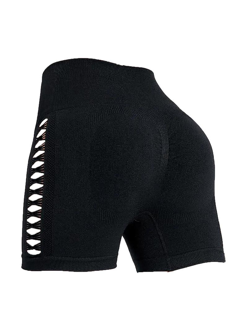 Cross-Border Tie-Dye Hip-Lifting Hollow Yoga Leggings: Slim Fit, Sports & Cycling Pants