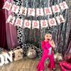 My First Rodeo 1st Birthday Banner, Western Cowgirl Theme, Pink Daisy Flower, Cardstock Banner for 1 Year Old Girl's Birthday Party Decorations