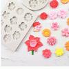 Sunflower Rose Flowers Shape Silicone Mold Cake DIY Decoration Chocolate 3D Mould Tools