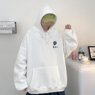 Autumn Winter New Hoodie Brand Clothing Casual Hooded Men Fashion Sweatshirts Fleece Oversized Loose Streetwear
