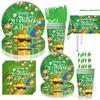 St. Patrick'S Day Party Supplies St. Patrick'S Party Decoration Arrangements Props Banners Disposable Tableware