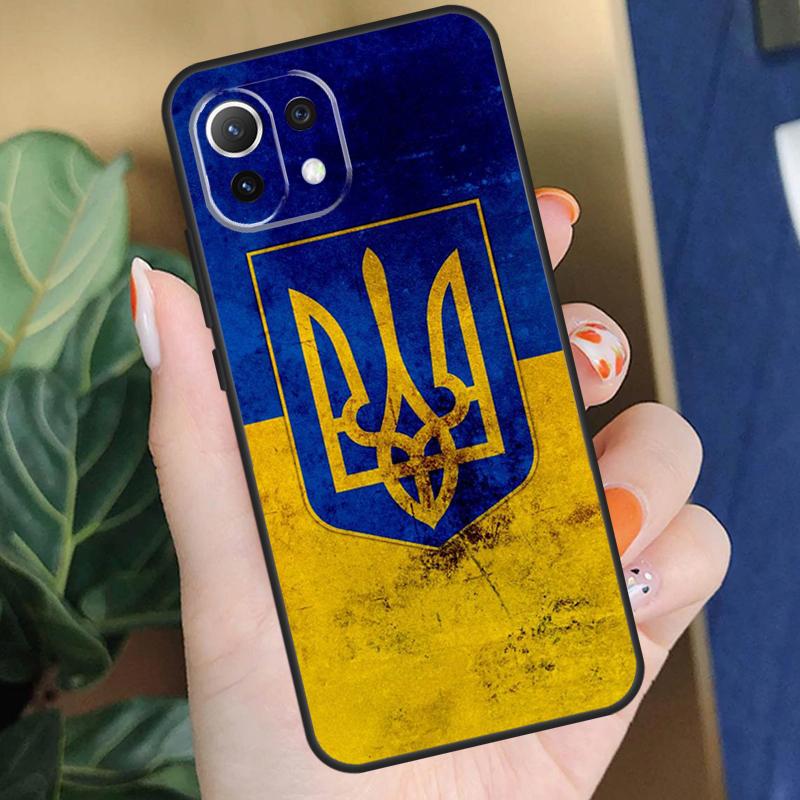 Ukraine Flag Case For POCO F5 X3 X5 Pro F4 X4 F3 C65 M5s Cover For Xiaomi 13T 14 Pro 11T 12T 12 13 Lite