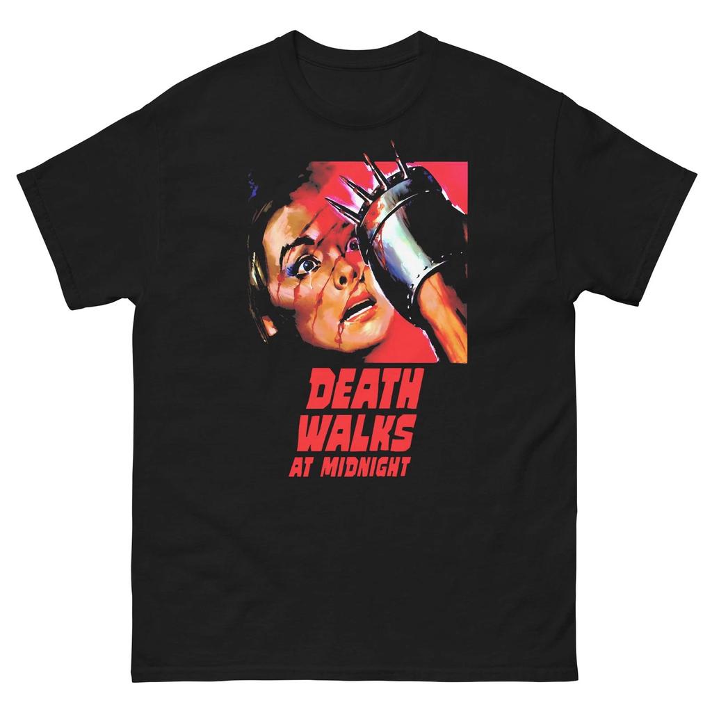 Death Walks at Midnight cult giallo film fan art t-shirt