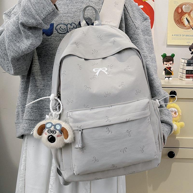 Schoolbagins Japanese Campus School Bag for Female College Students Simple and Cute Backpack Large Capacity Light Commuter Backpack
