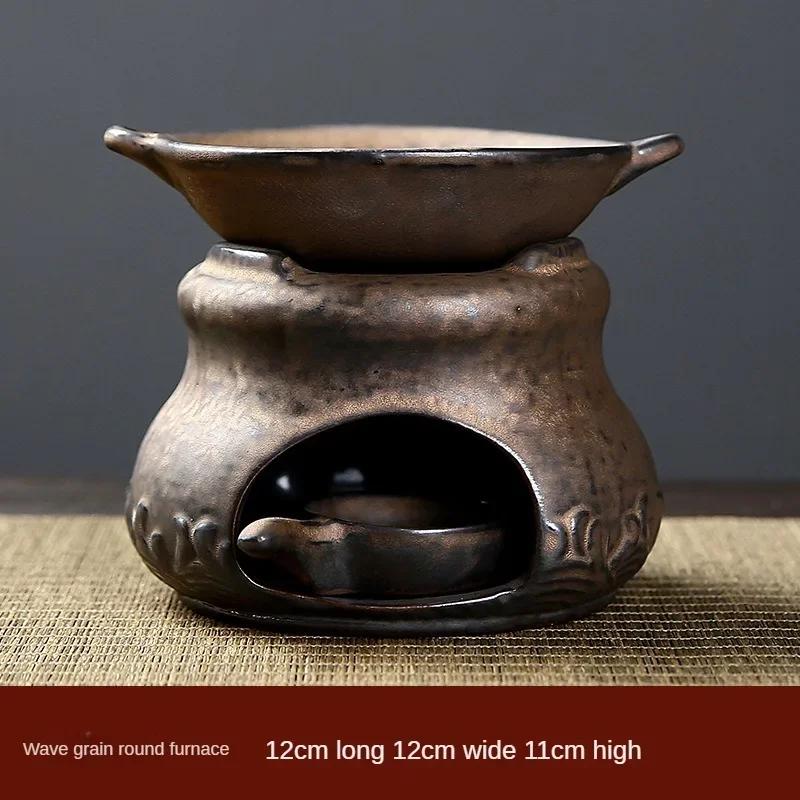 

Ceramic Aroma Burner with Candle Spoon for Wax Melt Cubes Essential Oil Home Bedroom Decor Gift