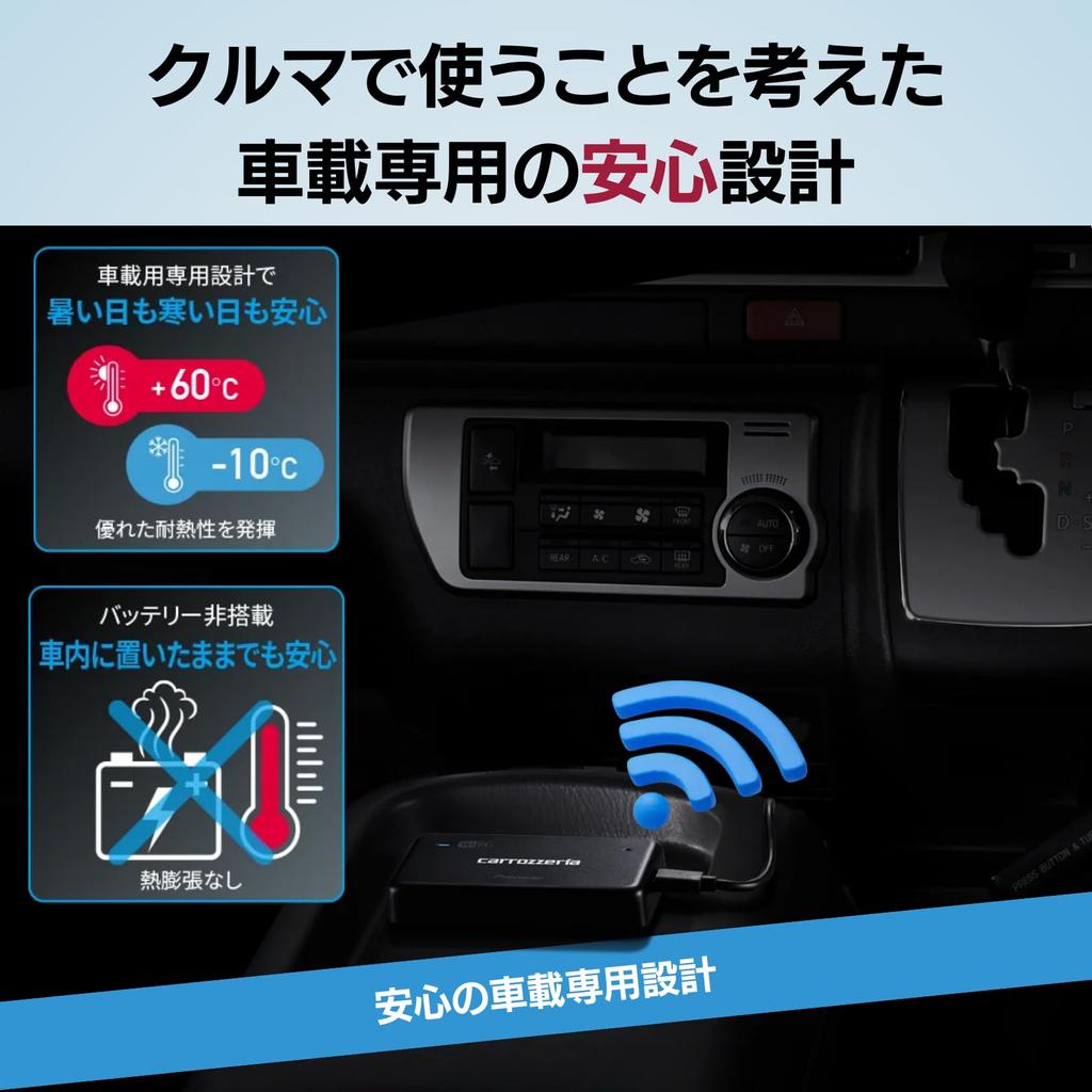 Pioneer Car Router Unlimited Flat Rate Unlimited Use In Car Carrozzeria Wi-Fi DCT-WR200D-E Capacity, "docomo Connect"