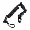 1PCS Tactical Anti-lost Elastic Lanyard Rope Spring Safety Strap Rope For Key Ring Chain Flashlight Hunting Accessories