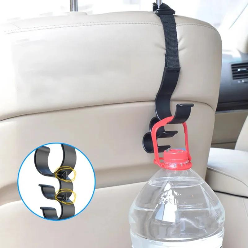 2pcs Car trunk storage hook, suitable for organizing the back of car universal seats, can store fishing rod brackets