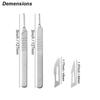 Carbon Steel Carving Metal Scalpel Knife Handle Blades Number 11 23 Surgical Medical Practicing Cutting Sculpting Repairing Tool