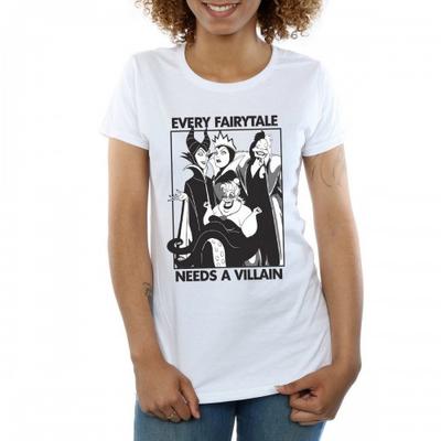 Girls Every Fairy Tale Needs A Villain Cotton T-Shirt