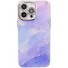 Electroplated Fine Perforated Marble Pattern Is Suitable for IPhone16promax Phone Cases and Apple 15 Protective Cases