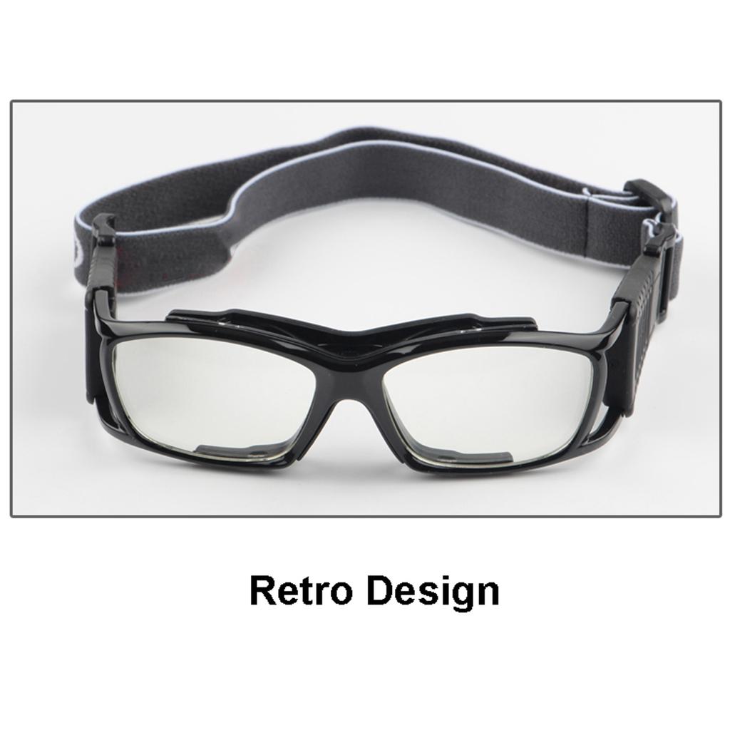 Vintage Kids Basketball Glasses Slimfit Children Volleyball Football Lens Exchangeable Protective Sports Safety