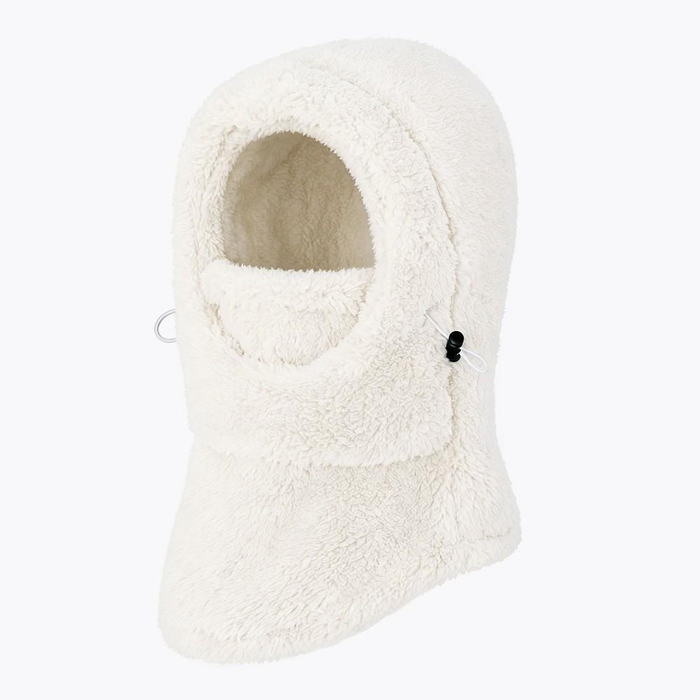 Windproof Winter Balaclava Hat Neck Warmer Full Face Cover Cute One-piece Hat Scarf