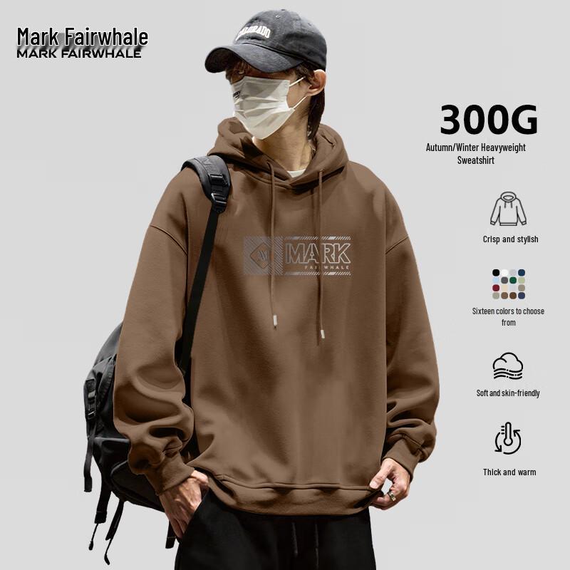 

Mark Fairwhale Men s Oversized Casual Hooded Sweatshirt 2XL