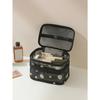 Double Layer Makeup Bag With Large Capacity, Mesh Cosmetic Organizer Bag, Transparent Visible Makeup Storage Bag Makeup Pouch
