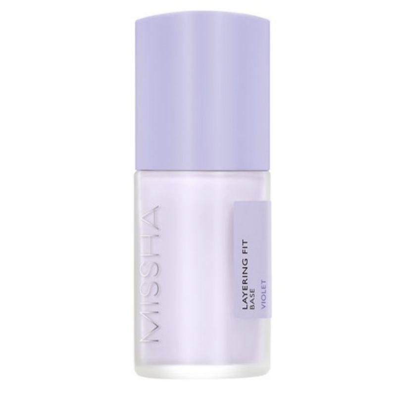 MISSHA Layering Fit Make-up Base SPF30 PA++ 35ml (2 Farben verfügbar) 02 Violet x 1 white