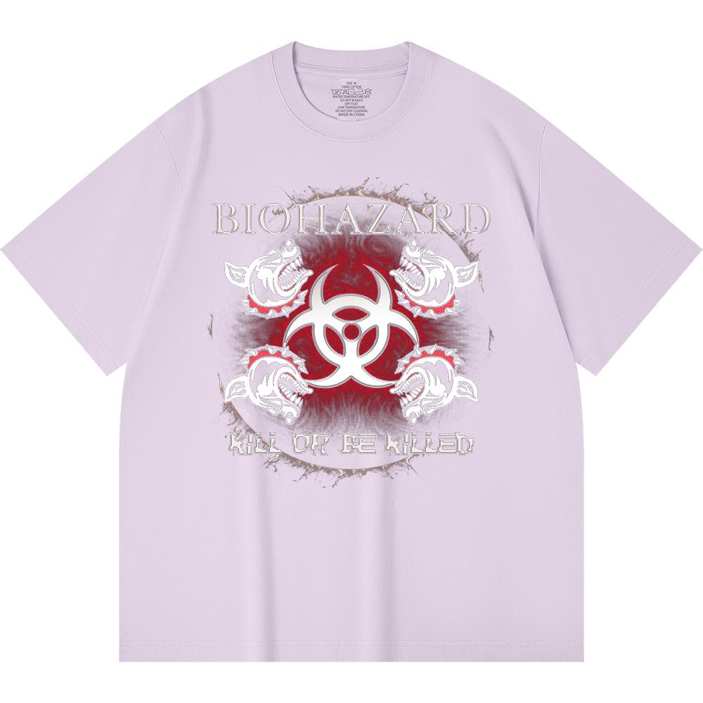 230 Gsm 100% Cotton Heavy Metal T-Shirt  Rock Band Popular Music Print Unisex Heavy Cotton T Shirt