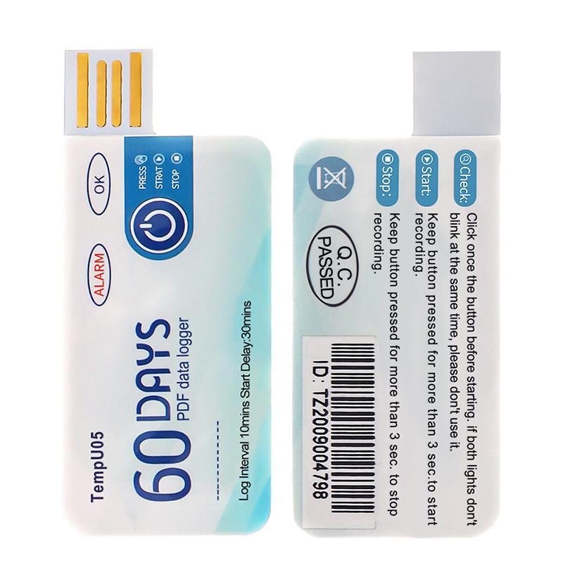 

Bhbd-Temperature Analyzer Tempu05 Temperature Data Logger 60 Days Disposable Temperature Analyzer Pdf Usb one size