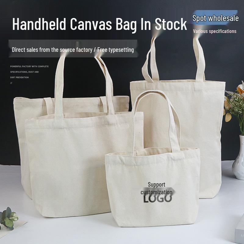 Custom Wear-Resistant Graduation Souvenir Canvas Tote Bag with Ribbon