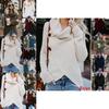 Soft And Cozy Women's Knitwear Outwear Tops With A Chunky Cowl Neck And Baggy Fit