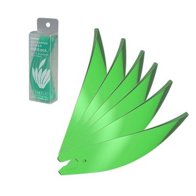 HARIO Dripper SUIREN Côtes Lot de 6 Vert pour 1 à 4 Tasses Café Filtre Manuel Côtes Spirales RIB-6-TG