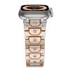 Titanium Color Stainless Steel Bracelet Strap For Apple Watch Ultra 2 49mm Series 10 46mm iWatch 9 8 7 SE 45 44 42 41 40 38mm
