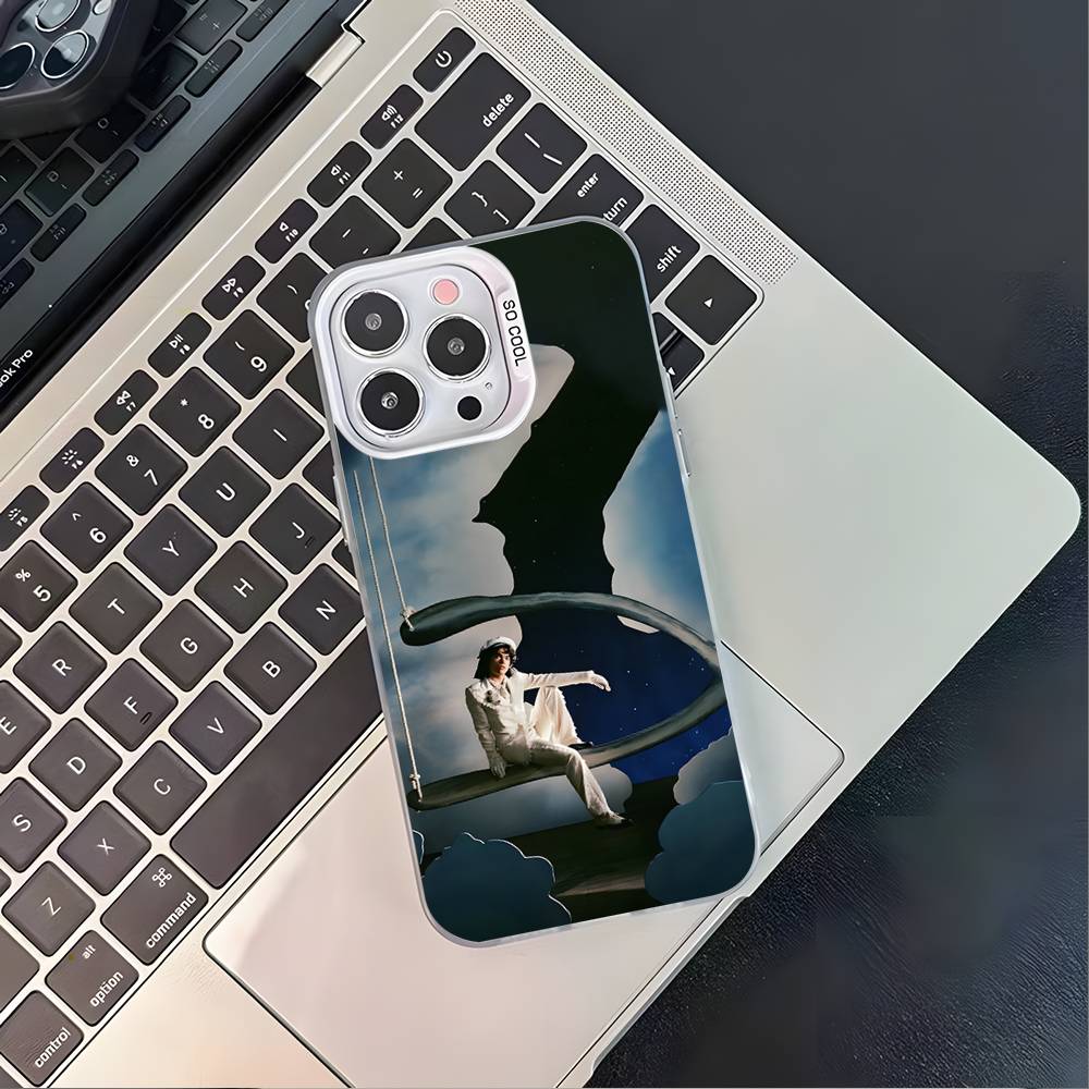 C-Conan Gray Wishbone Phone Case For iPhone 16,15,14,13,12,11,Pro,XS,Max,Plus,Mini,SE4,E Black Matte Shockproof Cover