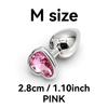 Analplug aus Metall, Schmuckbasis, Anfänger bis Experte, 5 Größen, Buttplug, Spielzeug für Erwachsene, Schwanz, Dildos für Frauen/Männer, Sexspielzeug für Paare, Spiel für Erwachsene