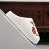 Halloween Women's Warm Plush Cotton Slippers Home Comfortable Closed Toe Open Heel Soft Sole Slippers Slippers Womens for House