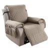 Universal Polyester Square Pattern Sofa Cushion For Single Double Triple Seat Lounge Chair Protector