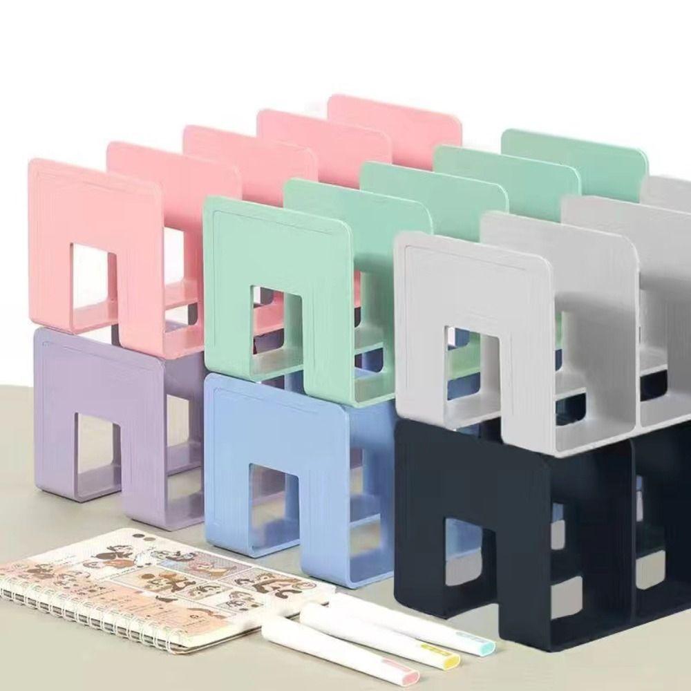 4 Grids Design Bag Storage Shelf Divider Clear Acrylic Purse Display Stand  Office Stationery